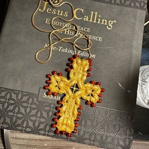 “Chic AF” brand 24k gold leaf necklace